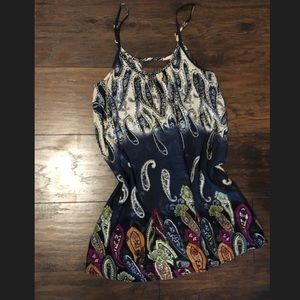 Paisley baby doll dress